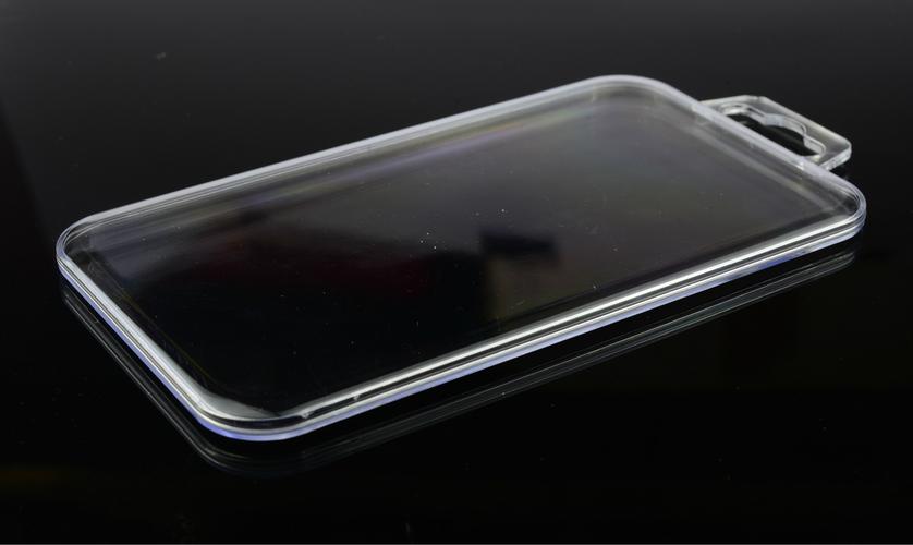 手机通用中性钢化玻璃膜水晶盒 厂批发电子产品ps透明塑料包装盒